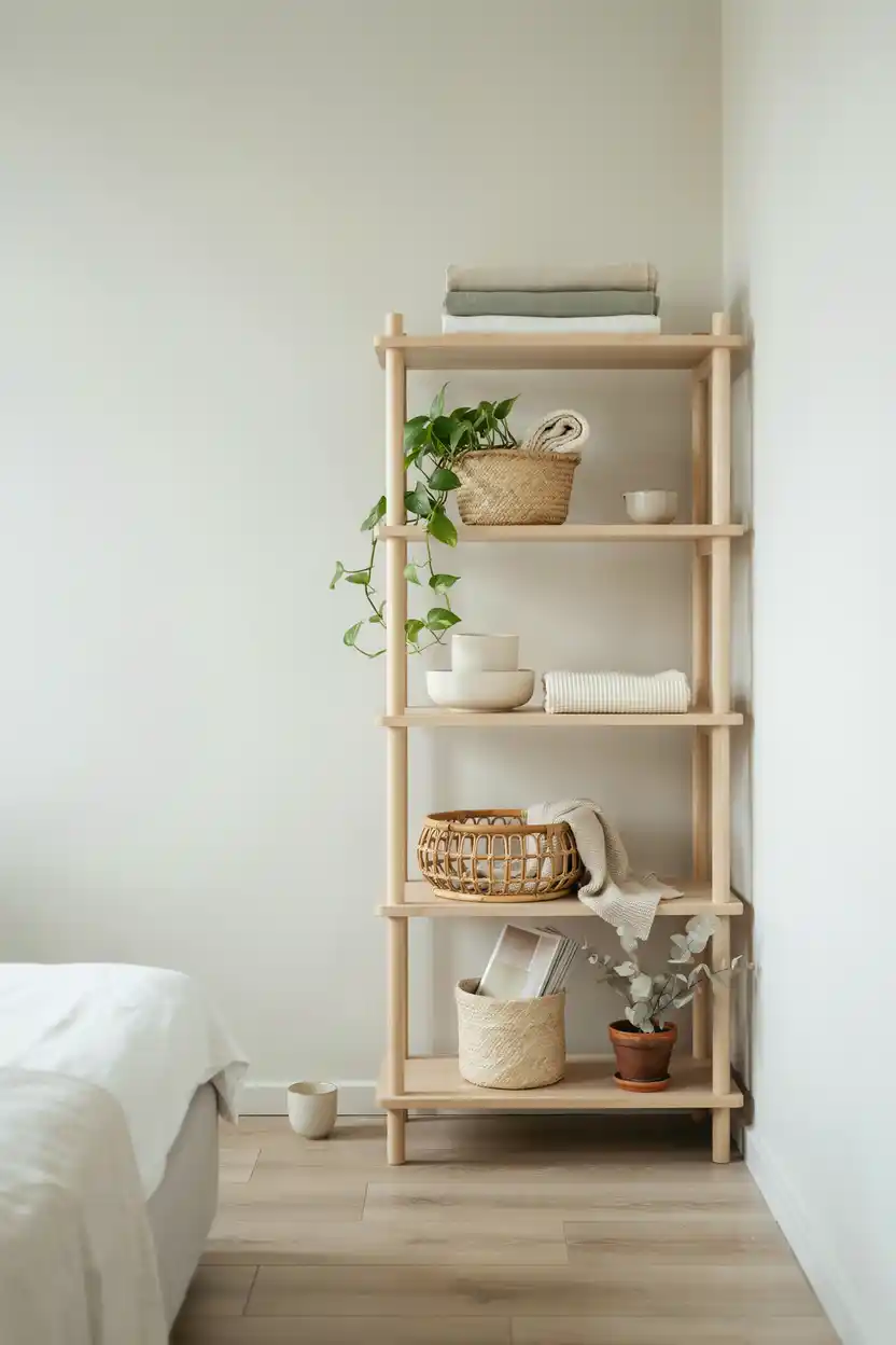 A Corner Shelf Unit for Unused Space