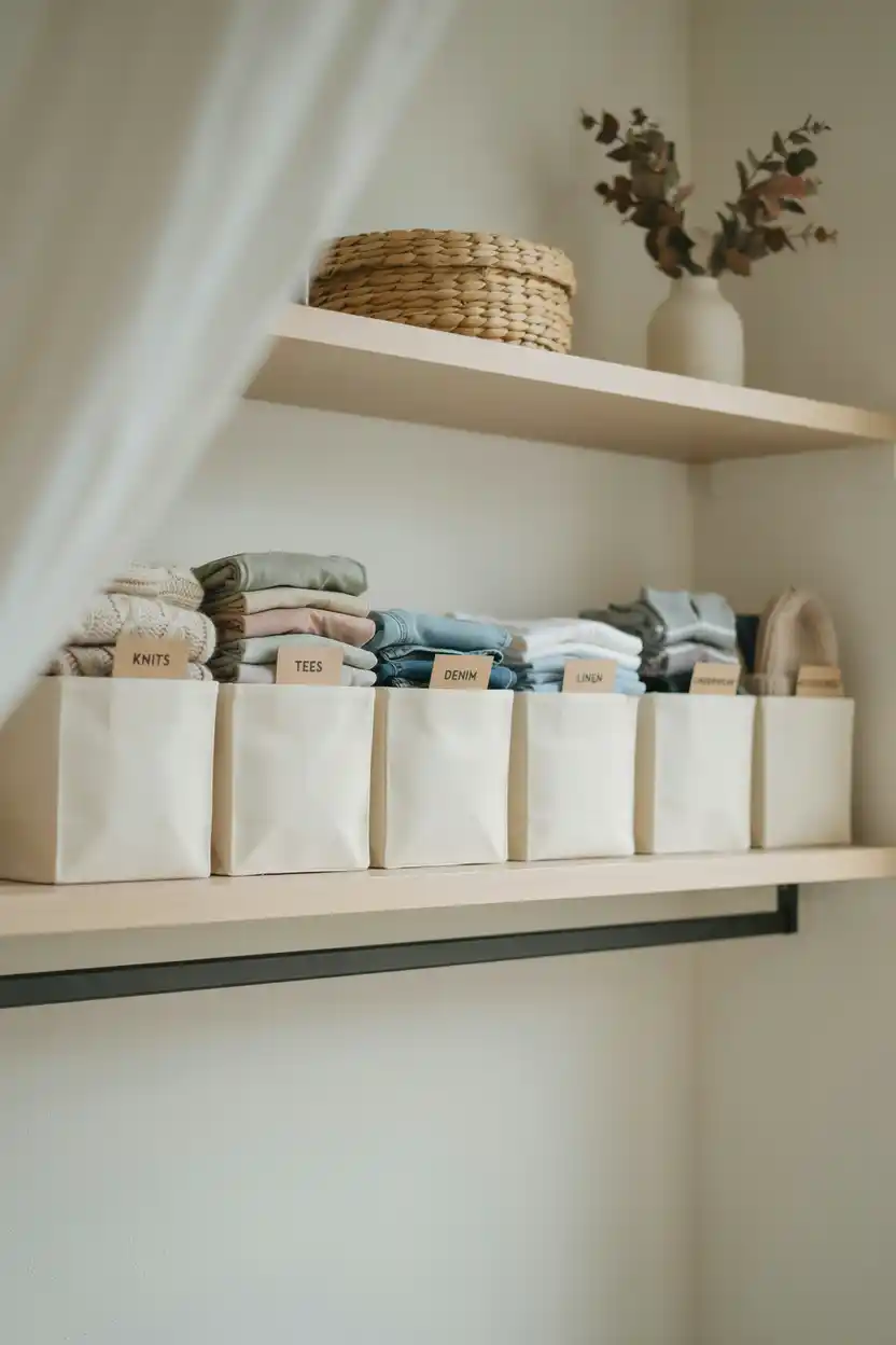 A Labelling System for Bins and Baskets