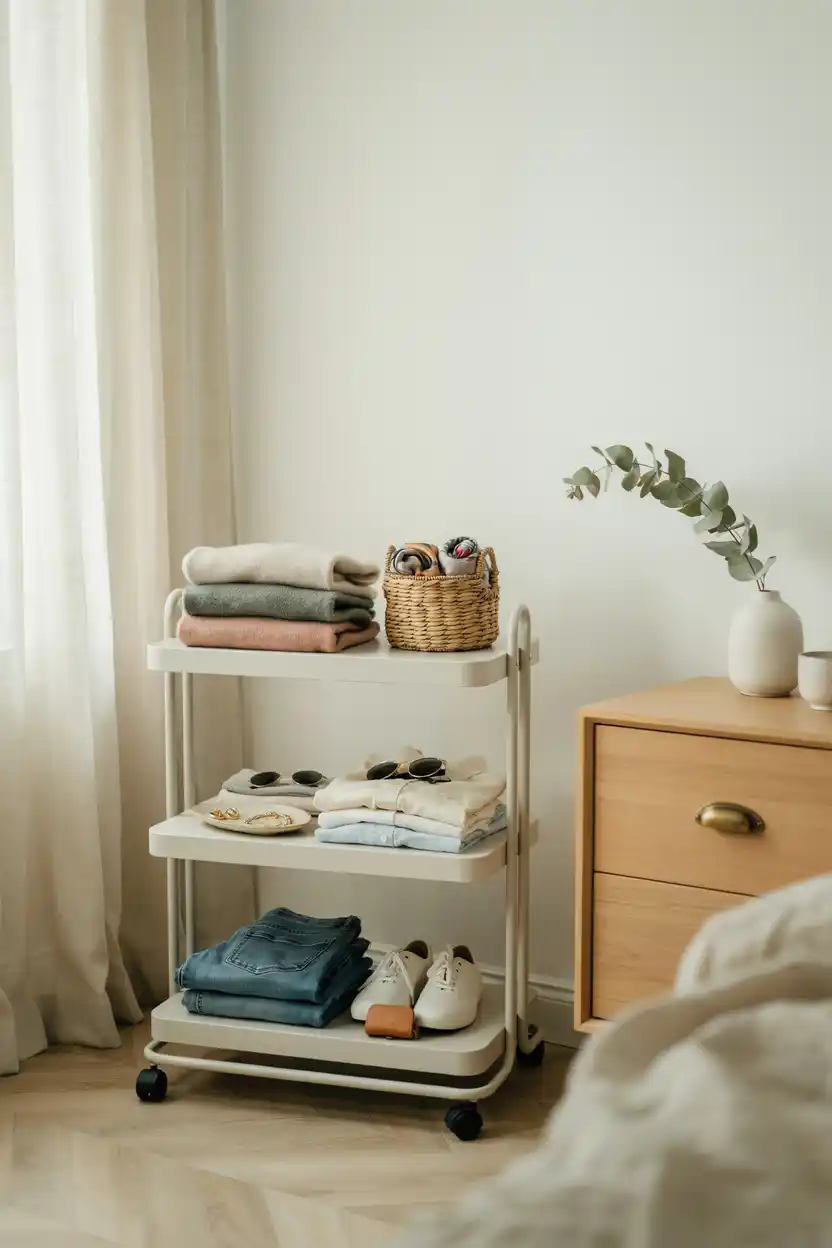 A Slim Rolling Storage Cart