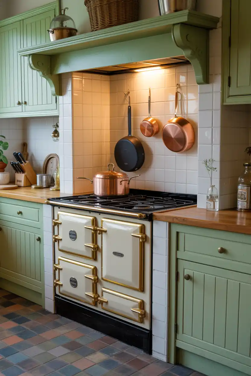 An Antique-Style Range Cooker