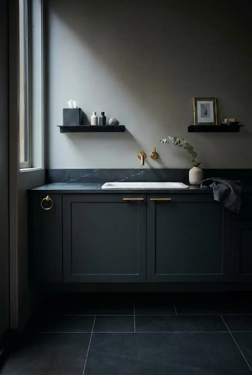 Black Matte Vanity