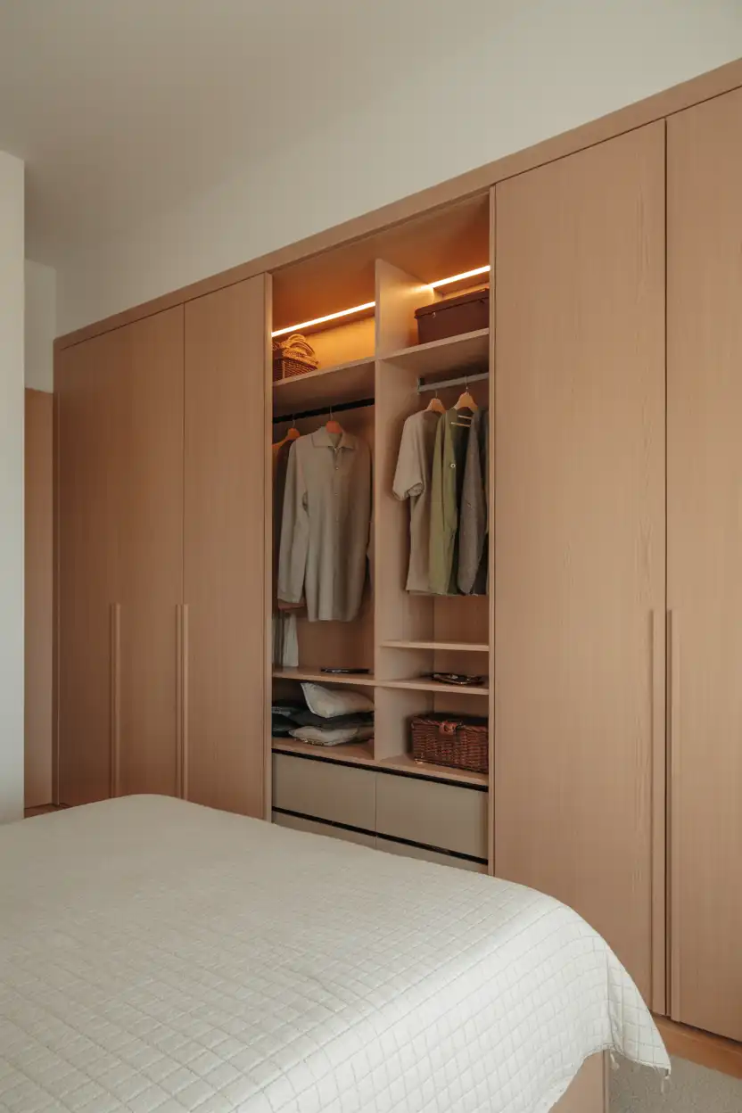 Built-In Wardrobe Wall Design