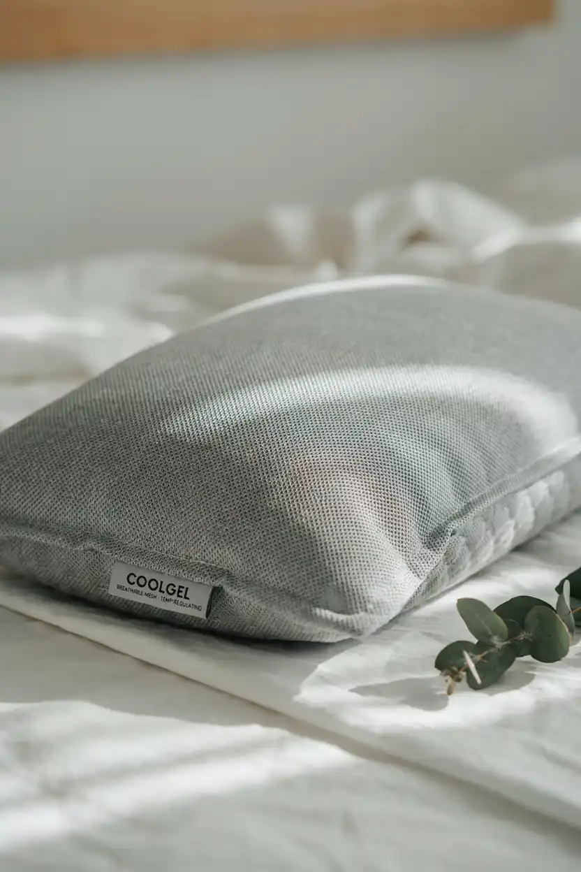 Cooling Gel Pillow with Breathable Mesh Cover