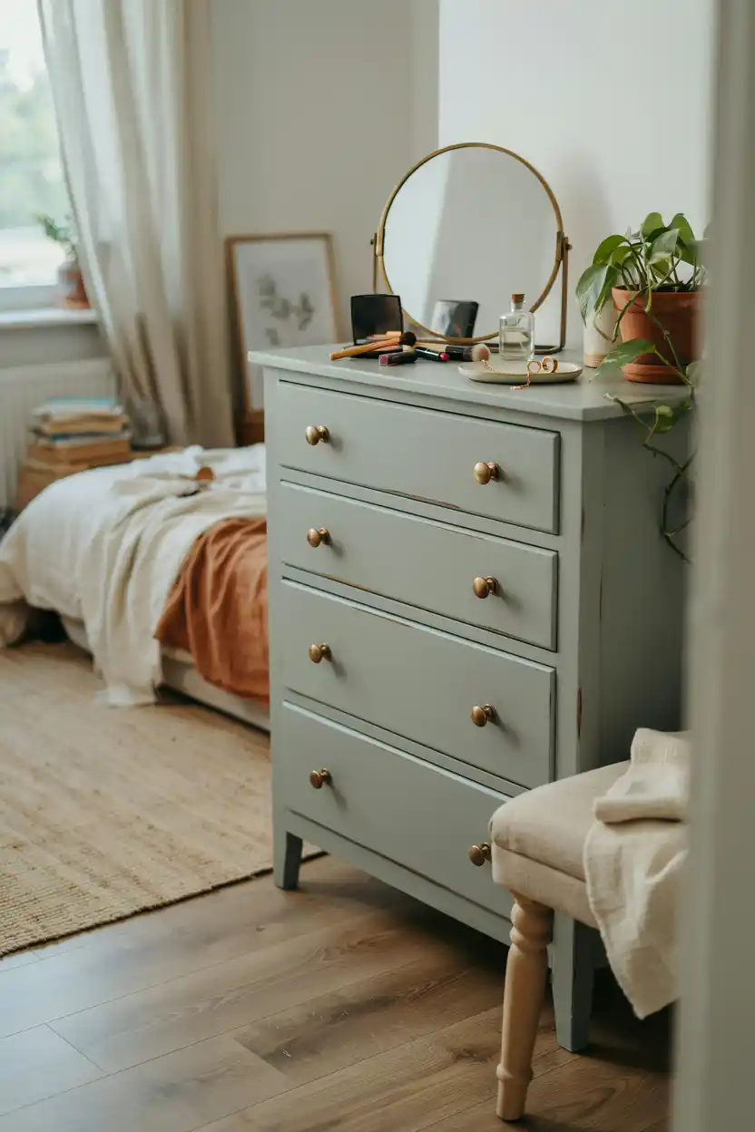 DIY Repurposed Dresser Vanity