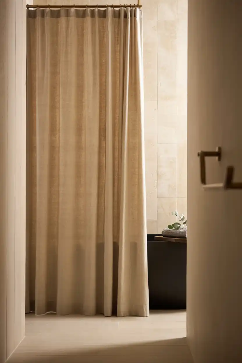 Extra-Long Curtain for High Ceilings and Drama