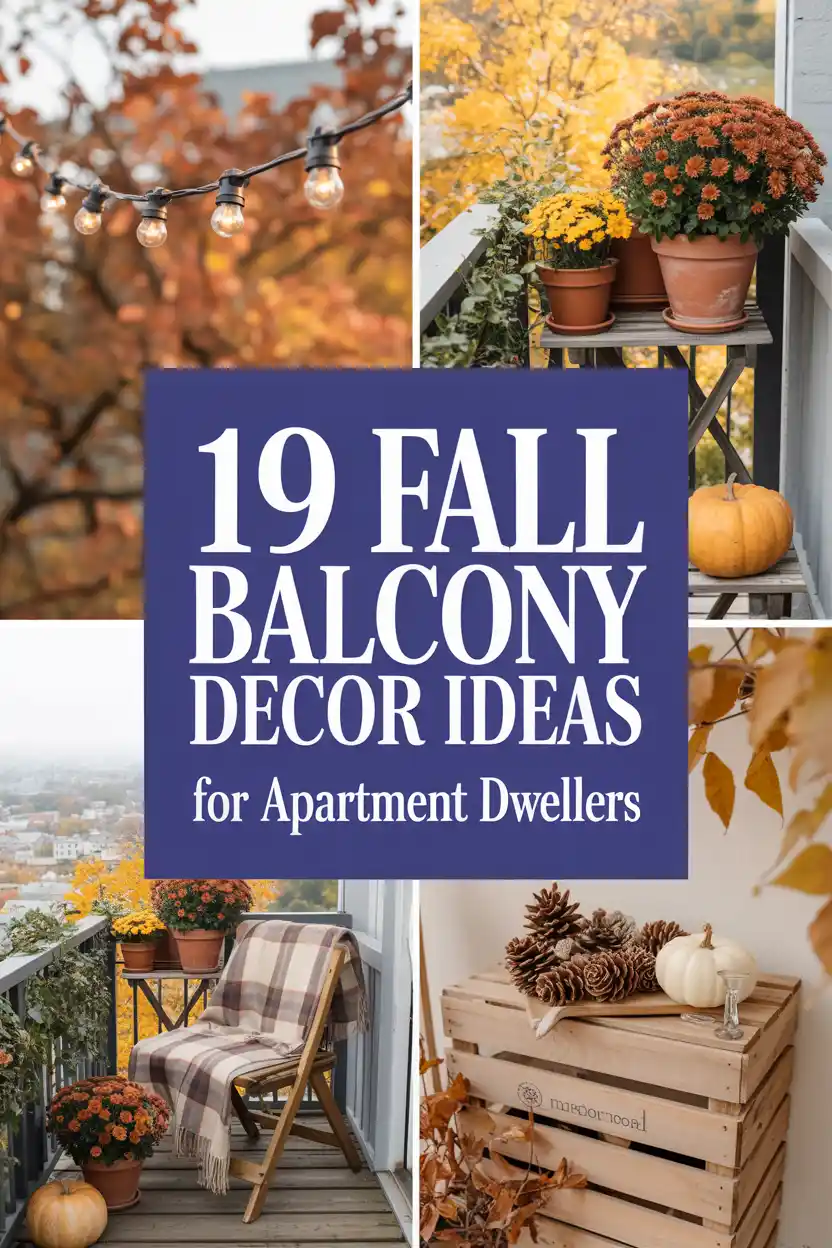 Fall Balcony Decor Ideas
