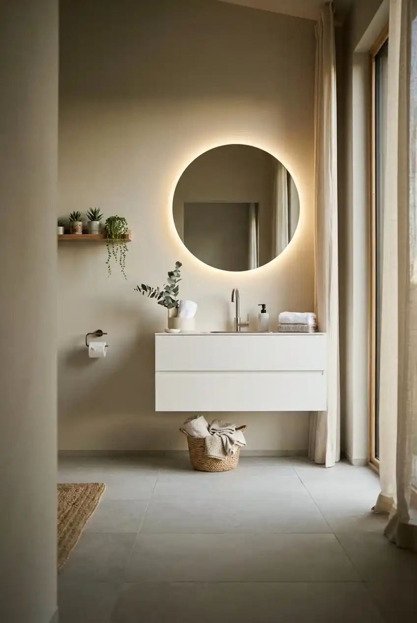 Floating Wall-Mounted Vanity