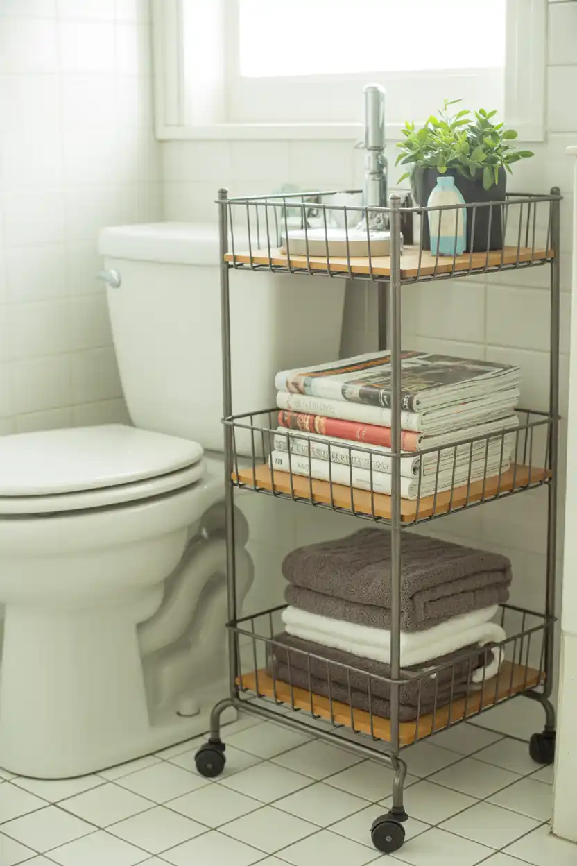 Freestanding Bathroom Cart