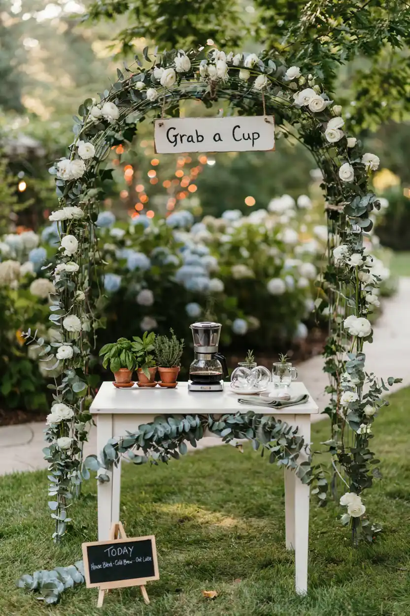 Garden Greenery Coffee Nook