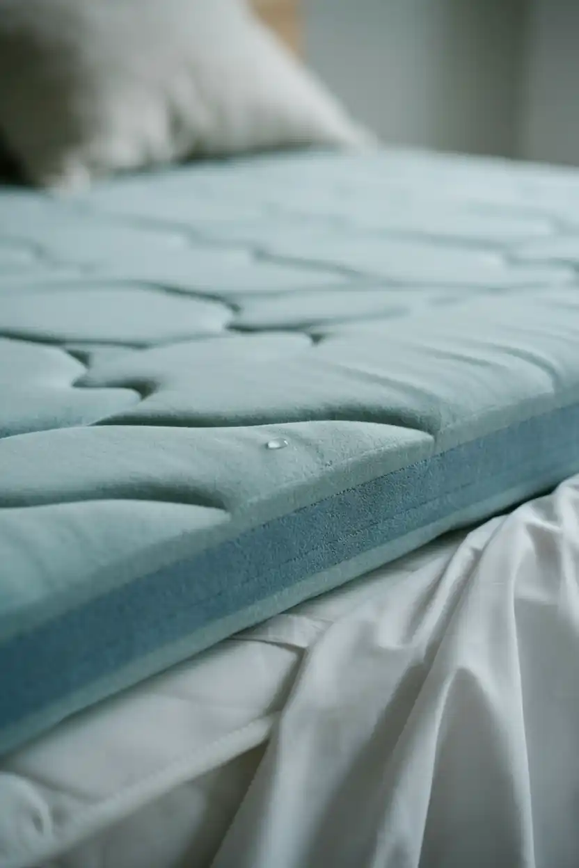 Gel-Infused Memory Foam Mattress Topper