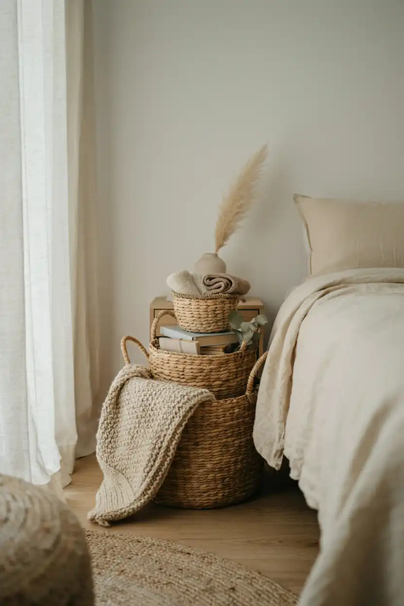 Handwoven Baskets for Storage