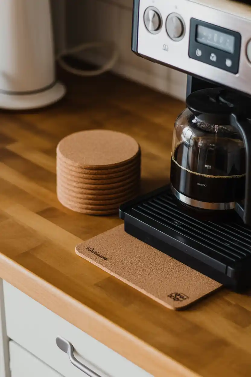 Include Coasters or a Drip Mat
