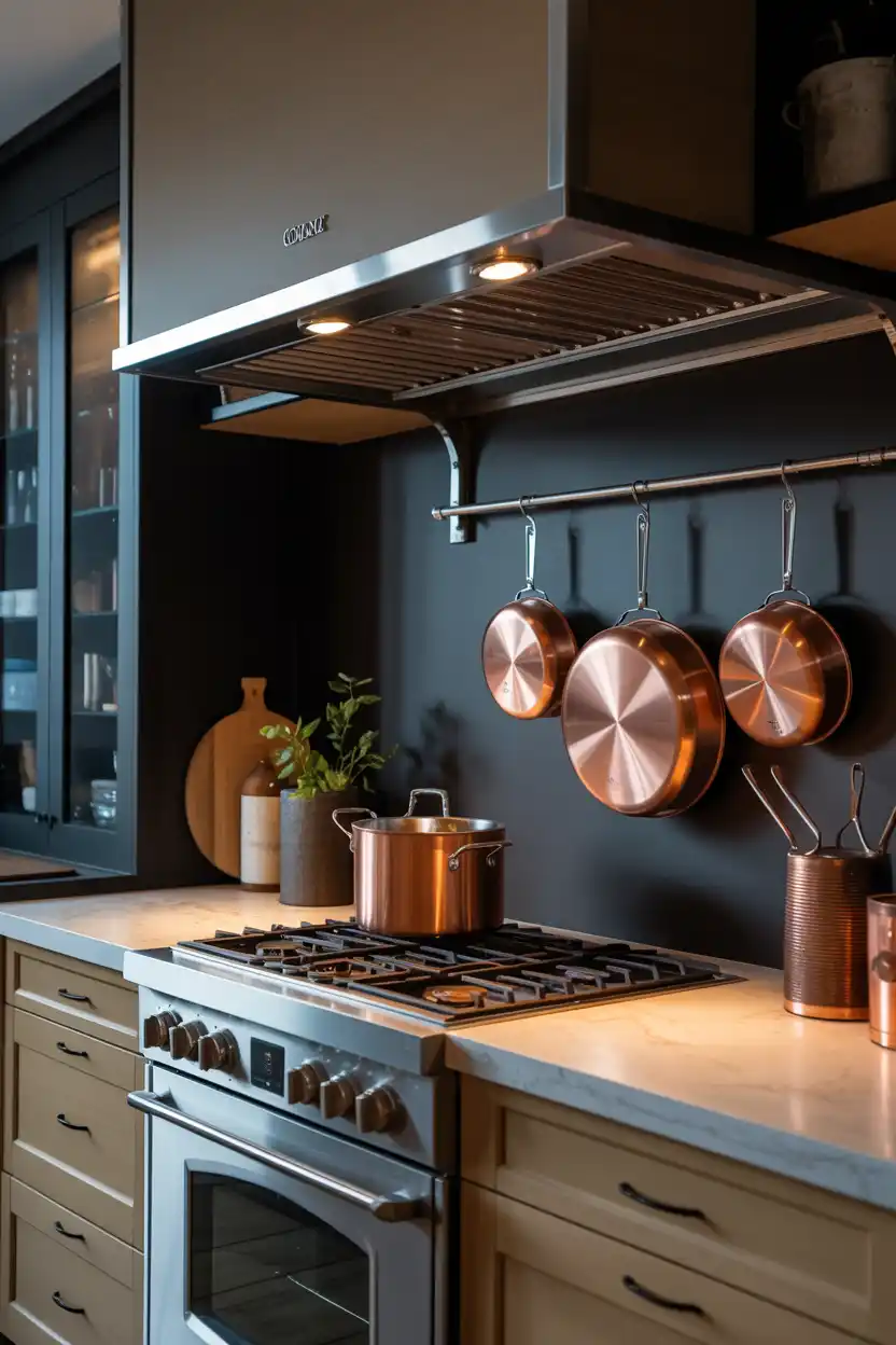 Island with Built-in Range or Cooktop