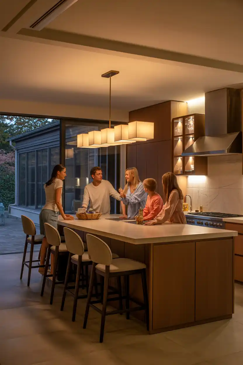 Large Island with Seating for Six or More