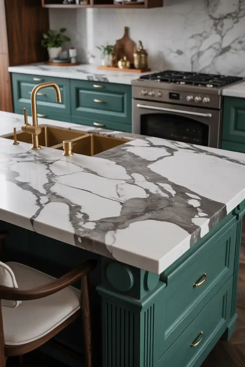Marble Waterfall Island