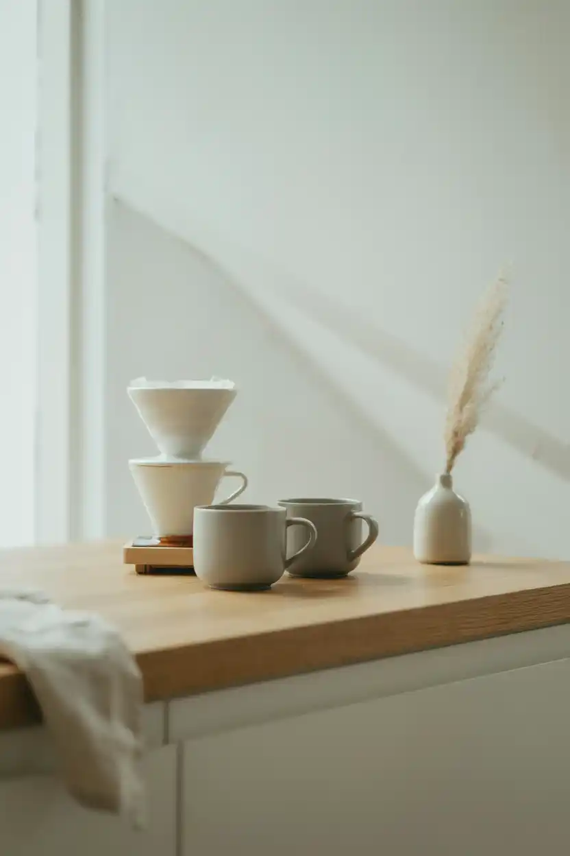 Minimalist Scandinavian Coffee Bar
