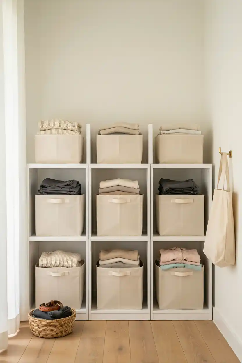 Modular Closet Cubes and Bins