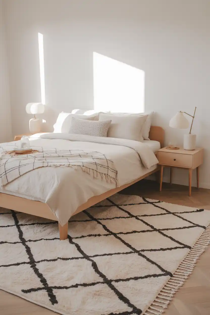Moroccan Beni Ourain Style Rug
