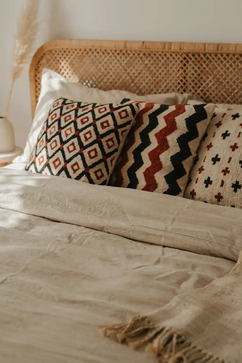 Mudcloth-Inspired Throw Pillows