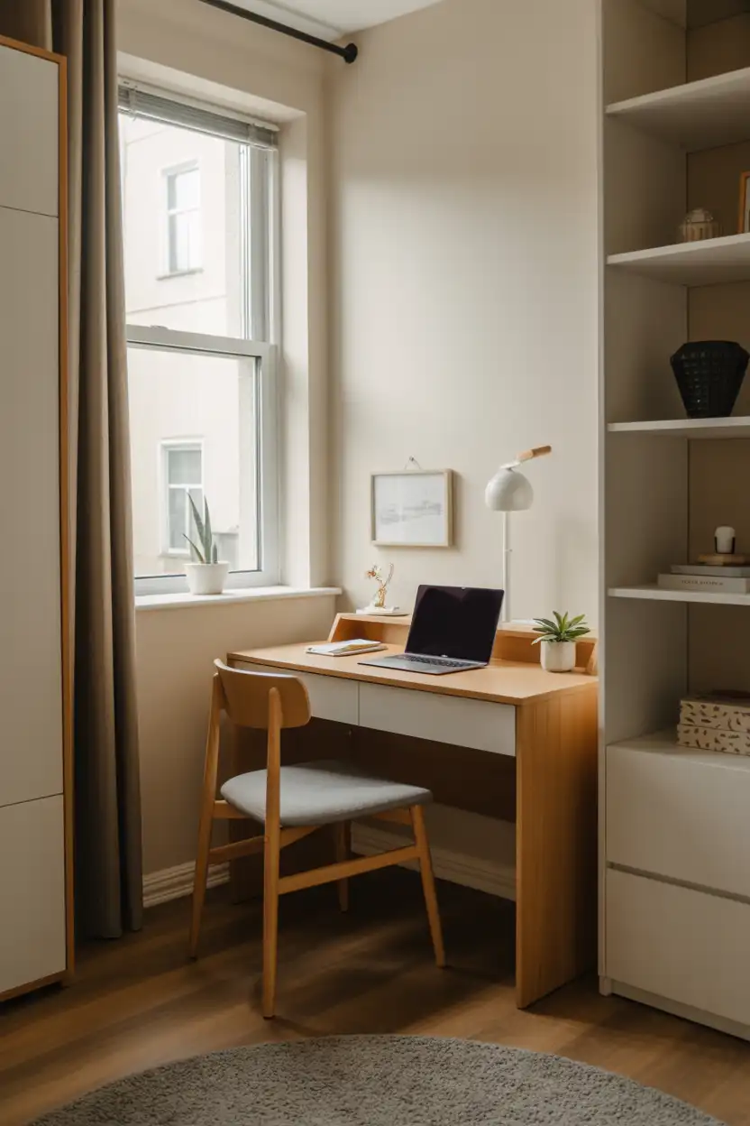 Multi-Functional Home Office Corner