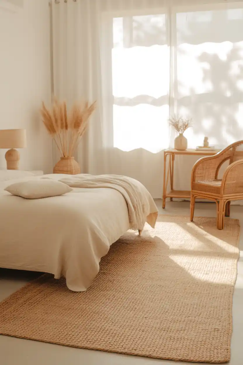 Natural Jute or Sisal Rug