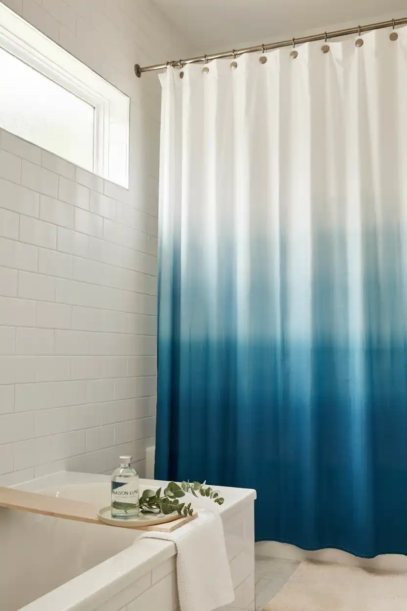 Ombre Dip-Dye Curtain