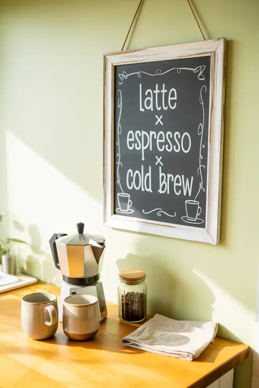 Personalize With a Sign or Small Menu