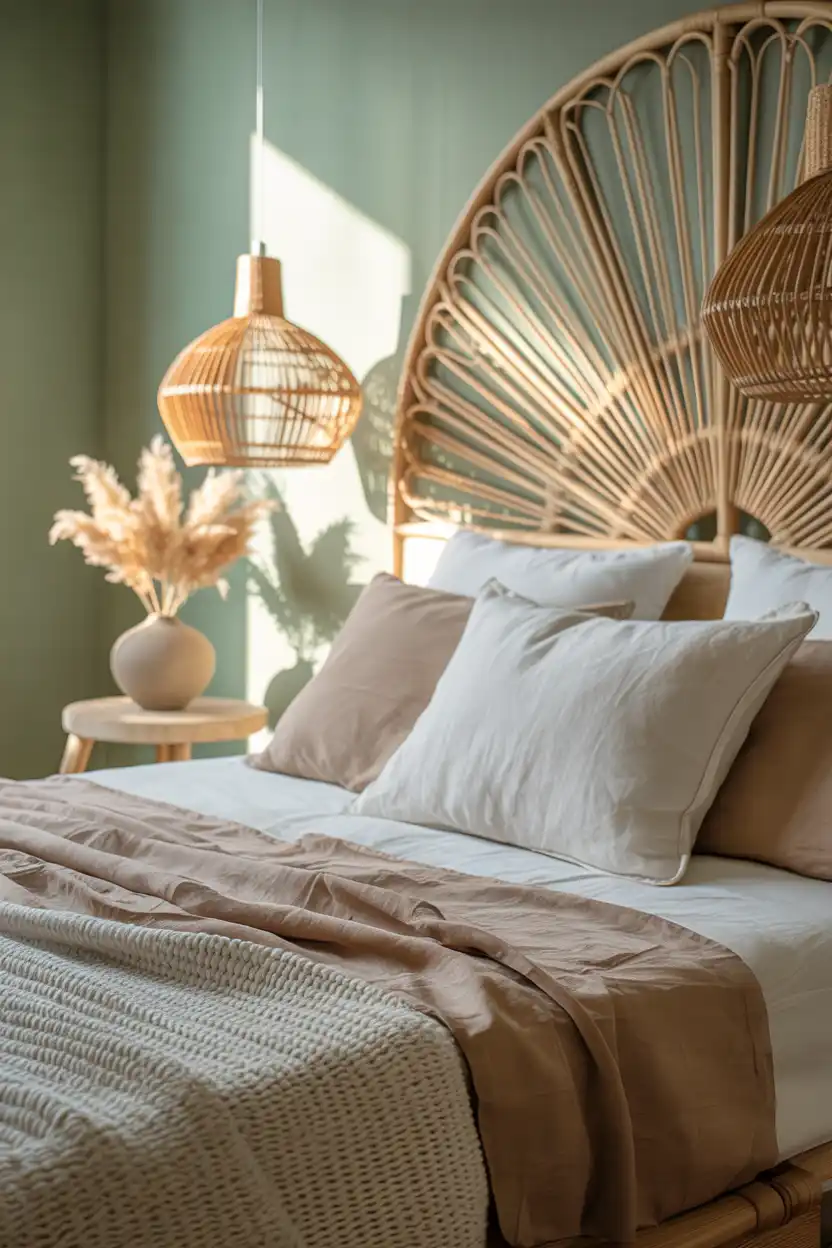 Rattan Headboard