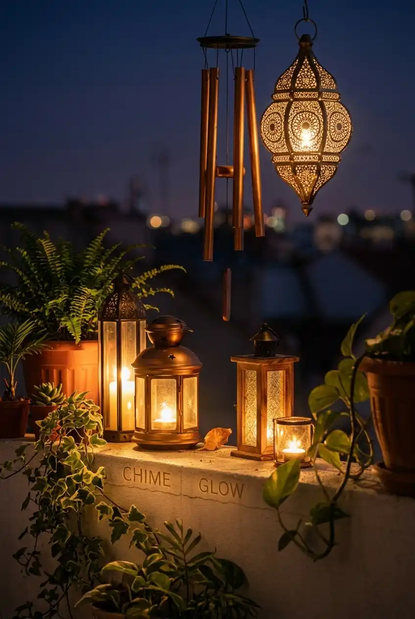 Rust and Bronze Metal Accent Pieces