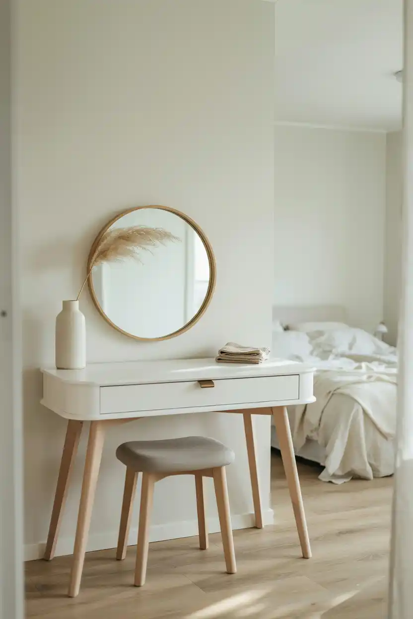 Scandinavian White Vanity