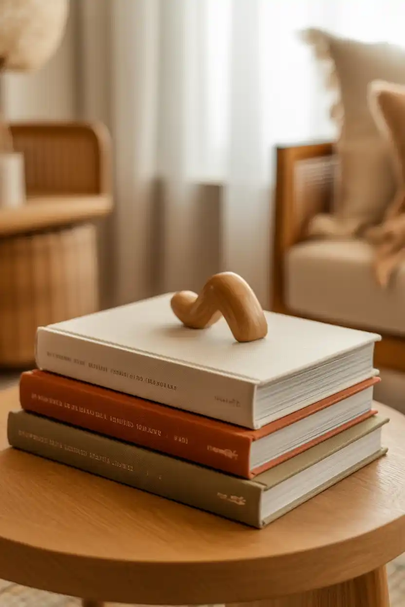 Stack of Boho Coffee Table Books