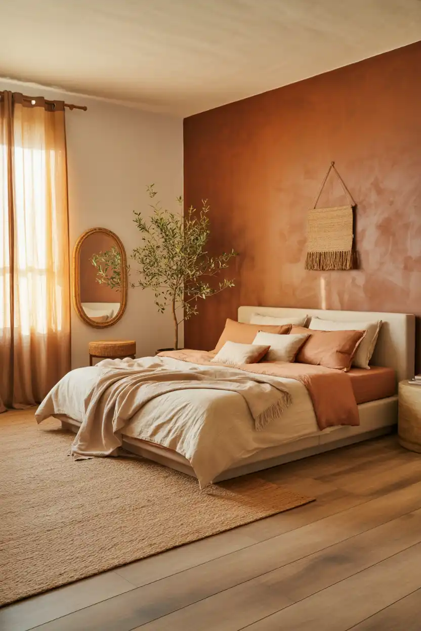 Terracotta Accent Wall