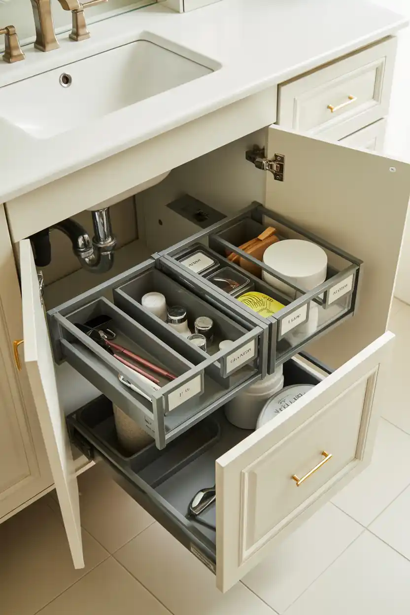 Under-Sink Pull-Out Drawers