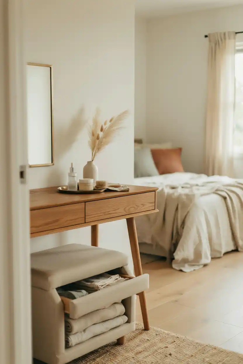 Vanity with Storage Bench Seat
