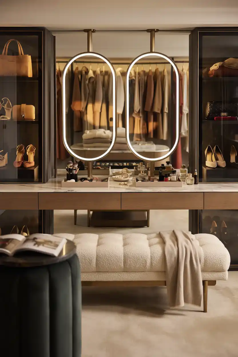 Walk-In Closet Vanity Station