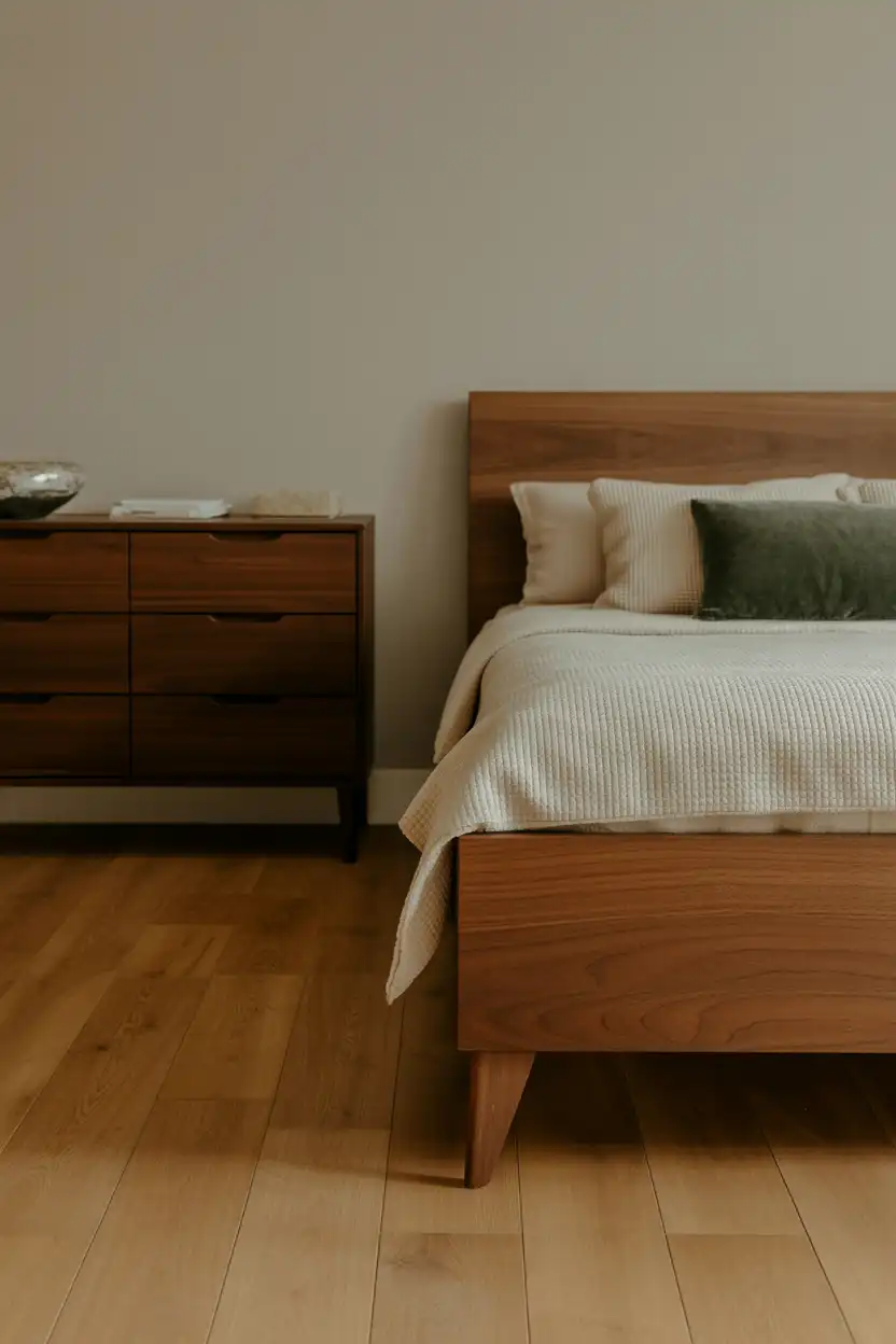 Warm Minimalism with Layered Wood Tones