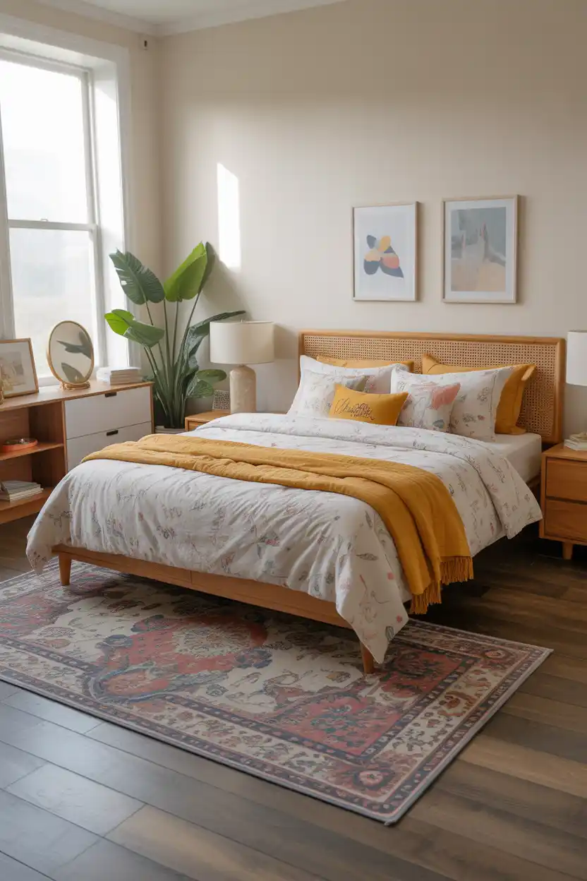 Washable Rug for Kids' or Pet Bedrooms