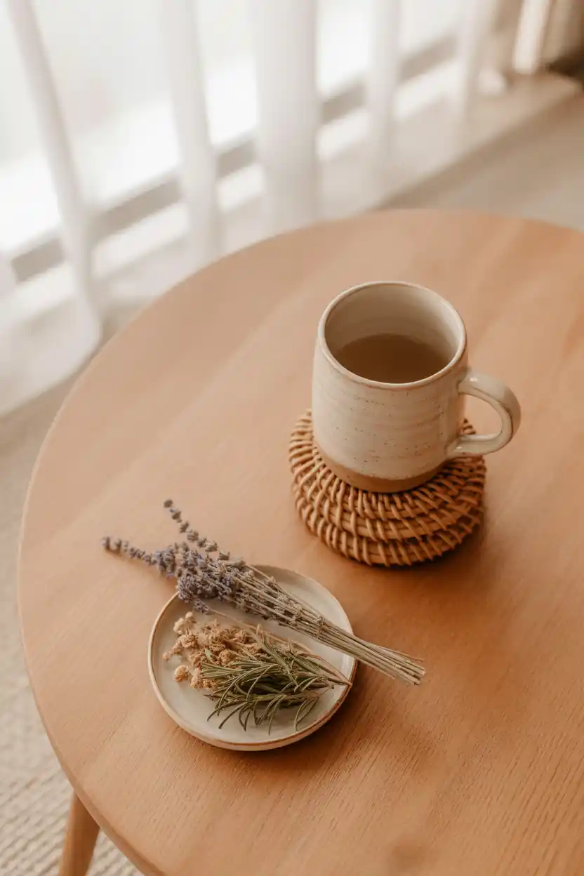 Woven Coasters and Mug Styling