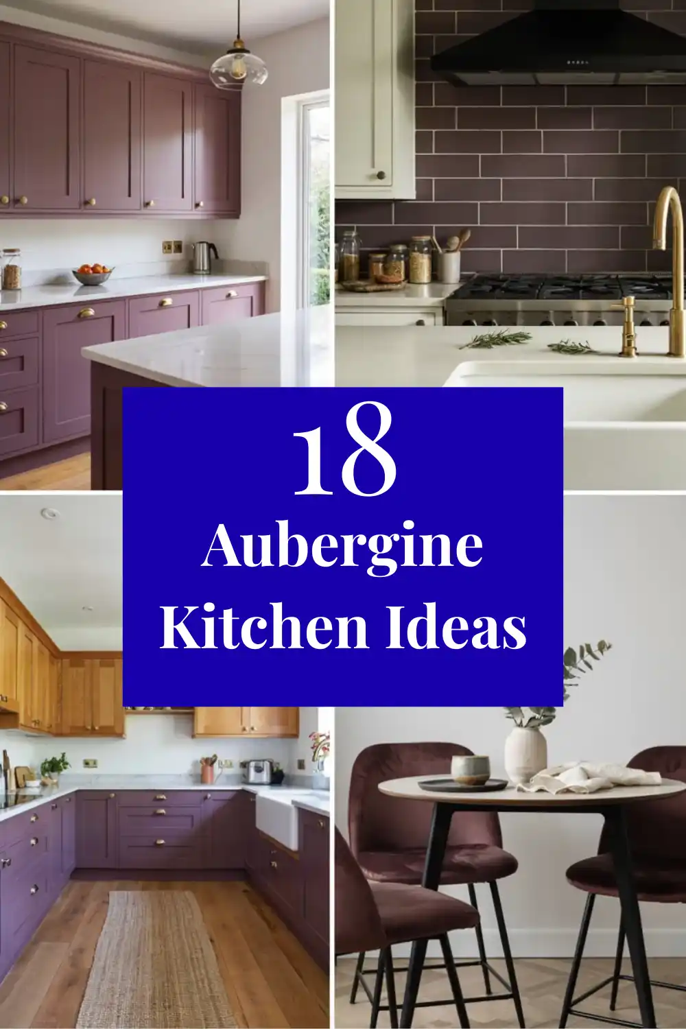 aubergine kitchen ideas